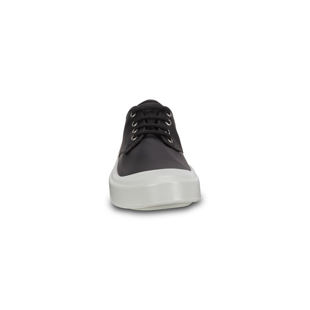 ECCO Womens Sneakers Black - Flexure T-Cap - FGV-137294